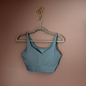 Women's Blue Sports Bra Savvi